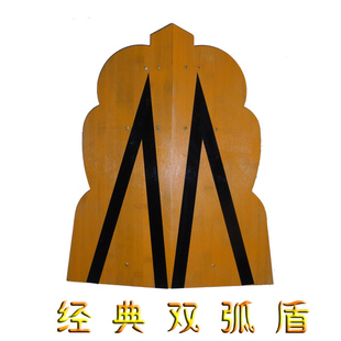 经典古代盾牌士兵舞台表演摄影道具战士木质盾牌罗马手持玩具定制