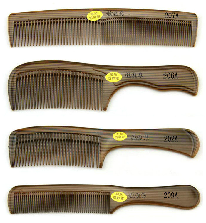 嘉美细齿梳男士梳粗细仿木纹选择