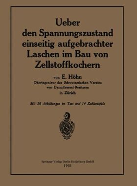 【预订】Ueber Den Spannungszustand Einseitig...