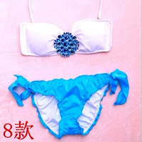 Áo tắm nữ cổ tích nữ Hàn Quốc kích thước ngực gió tụ tập ống top bãi biển bikini nóng bỏng gợi cảm phong cách ba điểm - Bikinis bikini gợi cảm