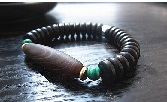 老料影子石勒子手链