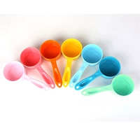 Siêu hạnh phúc Pet Spoon Pet and Dog Food Spoon Grain Sh xẻ đo Cup Dog Pet Sản phẩm thẳng muỗng tròn thức ăn - Cat / Dog hàng ngày Neccessities Máng thức ăn cho chó