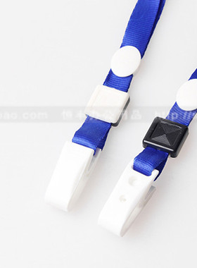 科记K-1506细纹挂绳 1.5CM飞机扣吊绳塑料夹挂绳