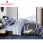 补券+降价！法国Montagut梦特娇床上用品1.5/1.8米纯棉四件套