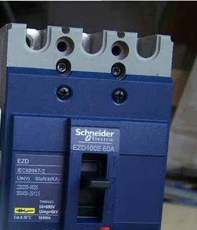 施耐德EZD100M3080N 3极塑壳断路器 固定式/板前接线