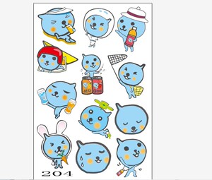 A4版个性车贴 改装贴纸 笔记本小贴纸 可乐酷儿 正品3M装饰贴