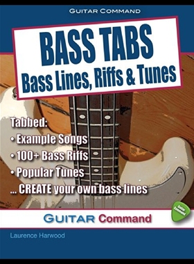 【预售】Bass Tabs: Bass Lines, Riffs & Tunes