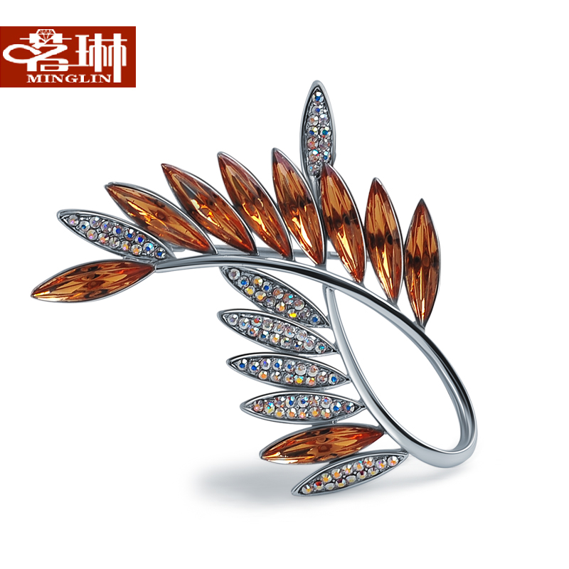 Broche femme en cristal autrichien - Ref 1187755 Image 1