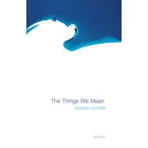 预订 The Things We Mean [9780199257768]