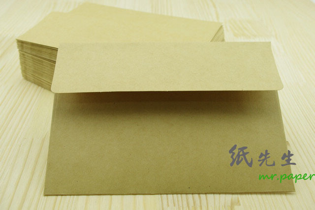 【纸先生mr.paper】120g进口牛皮纸 3号空白牛皮纸信封 DIY手绘