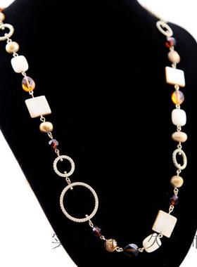 欧美品牌贝壳超低价清仓毛衣链