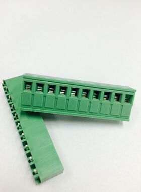 螺钉式PCB接线端子 绿色插拔式端子 间距5.08mm  10pin位 环保
