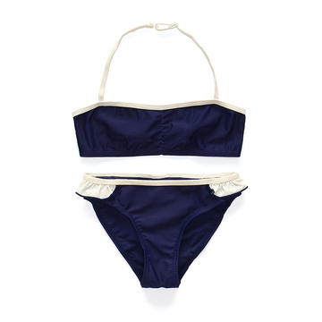 Trẻ em mới mặc bikini áo tắm thời trang trẻ em áo tắm cô gái mặc bikini áo tắm sinh viên cô gái áo tắm