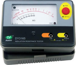 DY3166  1000V  电子式指针绝缘电阻测试仪  原装正品