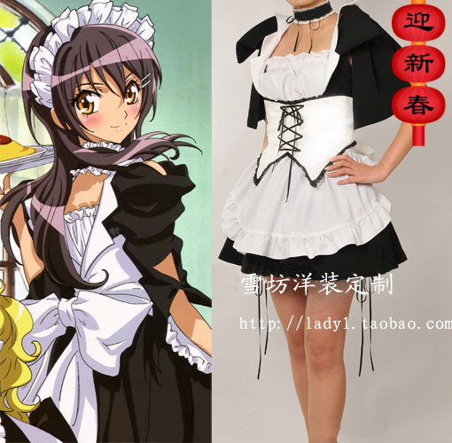 【蔷薇小姐家】学生会长是女仆大人 女佣女仆装 COSPLAY连衣裙在类目 模玩/动漫/周边/cos/桌游, Cosplay服饰/道具/服务, Cosplay女装中 - 来自Buy2taobao.com提供专业的淘宝代购服务