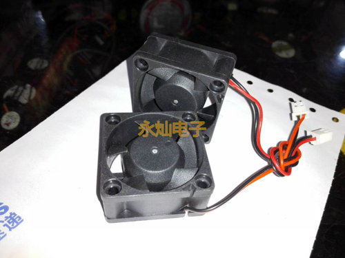 小型风扇 变频器风扇DC24V 40MM40MM20MM 二条线 6元一个