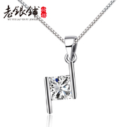 Old woman shop silver diamond necklace 925 Silver necklace women Korea fashion jewelry necklace women girlfriend gifts