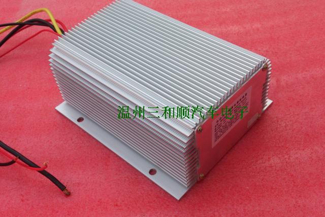 电动汽车隔离电源转换器DC48V60V72V80V转DC12V 40A直流降压器-封面