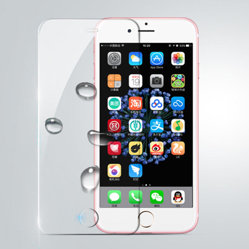 Æ»¹ûiphone6/6plus 5sÆÁÄ»ÌùĤ 7/7p/8/8P/X¸Ö»¯²£Á§Ä¤¸ßÇåĥɰĤ