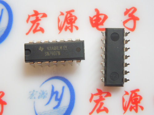 SN7407N 六反相缓冲器/驱动器 DIP-14 全新 原装 IC集成 SN7407