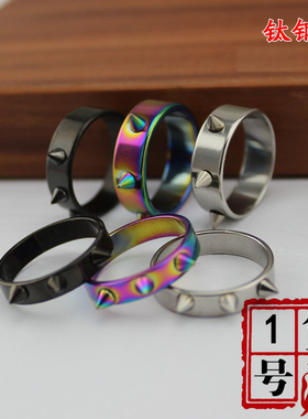 钉子防身狼牙霸气风箭头情侣戒指