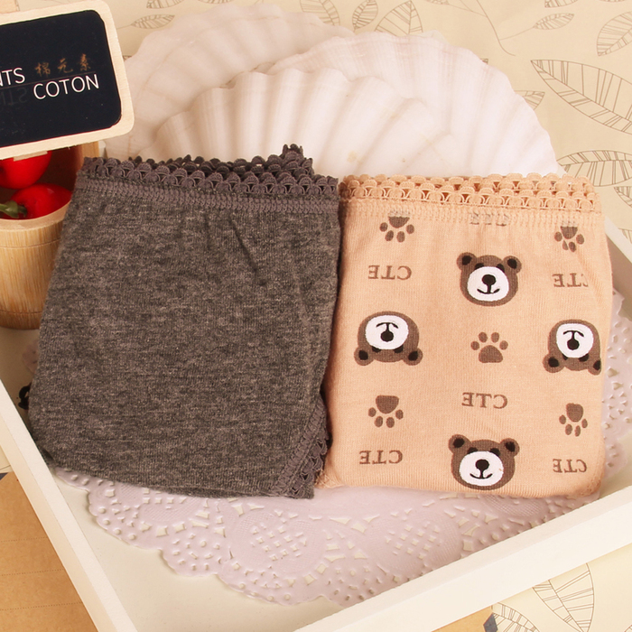 棉元素薄款女士内裤