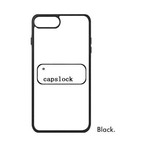 适用于iPhone符号capslock大写锁Xr手机壳max保护套678plus硅胶11