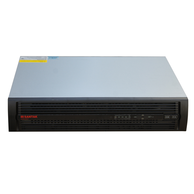 山特UPS不间断电源C3KR 3KVA 2400W内置6PCS电池机架式UPS电源2U