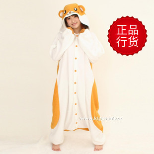 日本 SAZAC 受权 爱情公寓 可爱 卡通 哈姆 连体 情侣睡衣 家居服