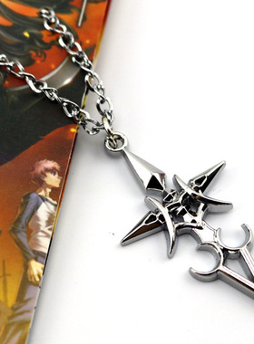 镀金动漫周边饰品项链包邮