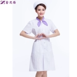 鑫思路 Летний тонкий лонгслив для работы, пуховик, униформа медсестры, короткий рукав, для салонов красоты