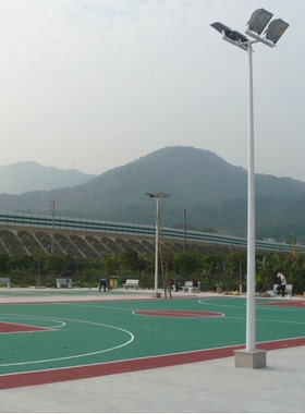 6米高灯柱篮球场灯光配置网球场灯杆运动场操场广场专用灯工厂定
