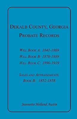 【预售】Dekalb County, Georgia, Probate Records