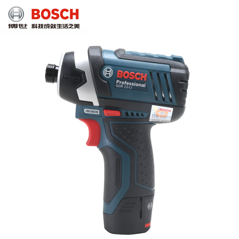 博世充电式冲击起子GDR12/10.8-LI 电动螺丝刀锂电电批冲击扳手
