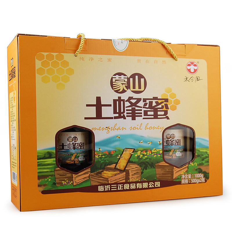 Shandong Linyi Yimeng Monsanto Soil honey Come from Mountains Farm Bee farm Gift box packaging 500g*2 Bottlein the Traditional nourishing food , Honey  category - from Buy2taobao.com to provide professional Taobao agent buy service