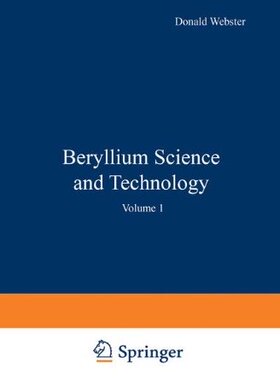 【预售】Beryllium Science and Technology: Volume 1