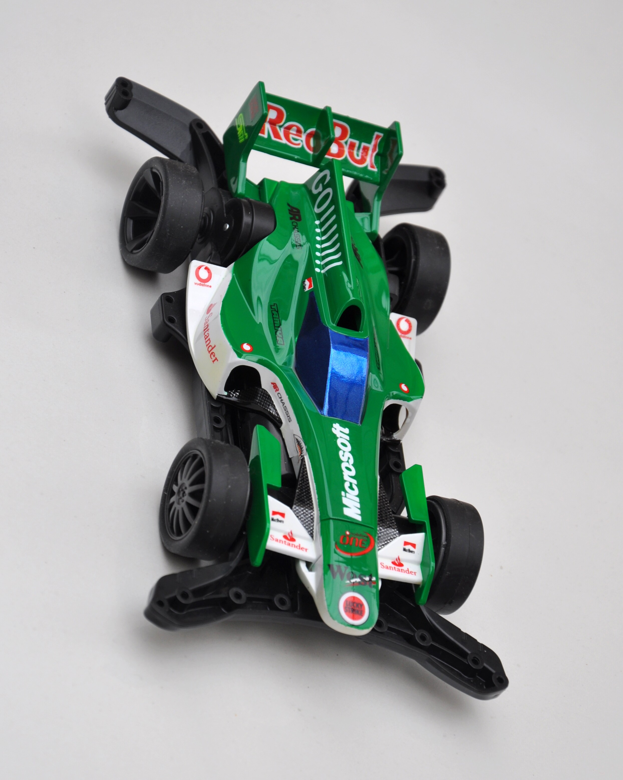 【猪猪小店】田宫四驱车 ar 影鲨 绿白美洲虎(95203)仅车壳