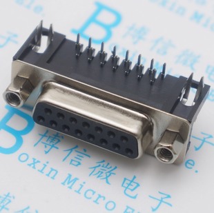 两排 DB15 弯脚 DR15母头公头 DR15母头 焊板 90度 插板