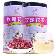 茗状元 精美罐装粉玫瑰花茶50g