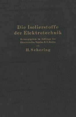 【预订】Die Isolierstoffe Der Elektrotechnik...