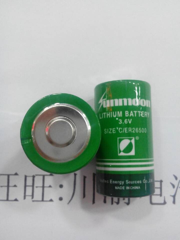 原装sunmoon 日月 ER26500 3.6V 锂电池 水表  PLC  流量计电池