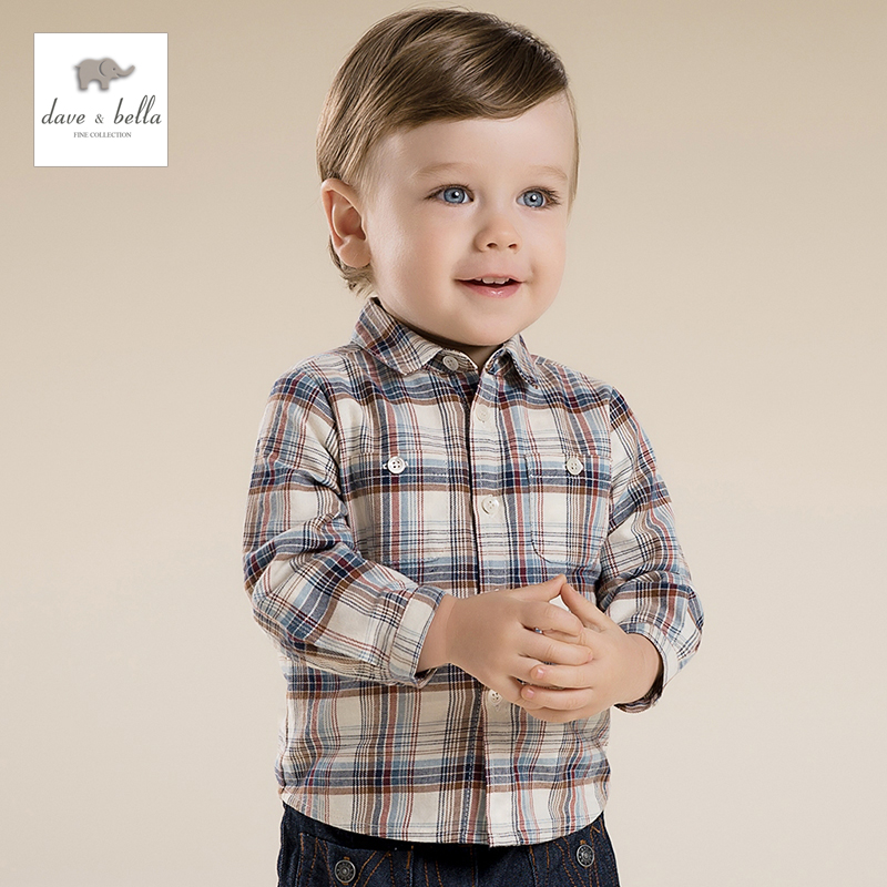 Chemise garcon DAVEBELLA à manche longue - Ref 2082237 Image 1