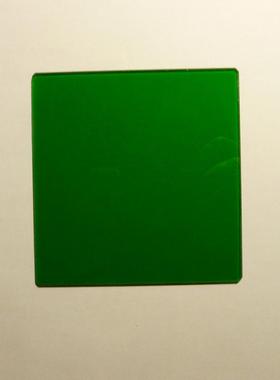 LB1 绿色滤光镜 光学玻璃 绿色玻璃 50*50*2mm