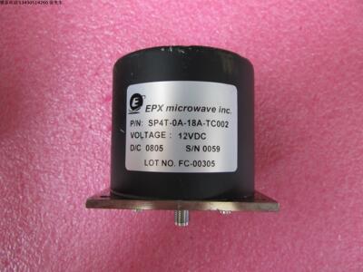 EPX microwave  SP4T-0A-18A-TC002 18GHz 12V 200W SP4T同轴开关