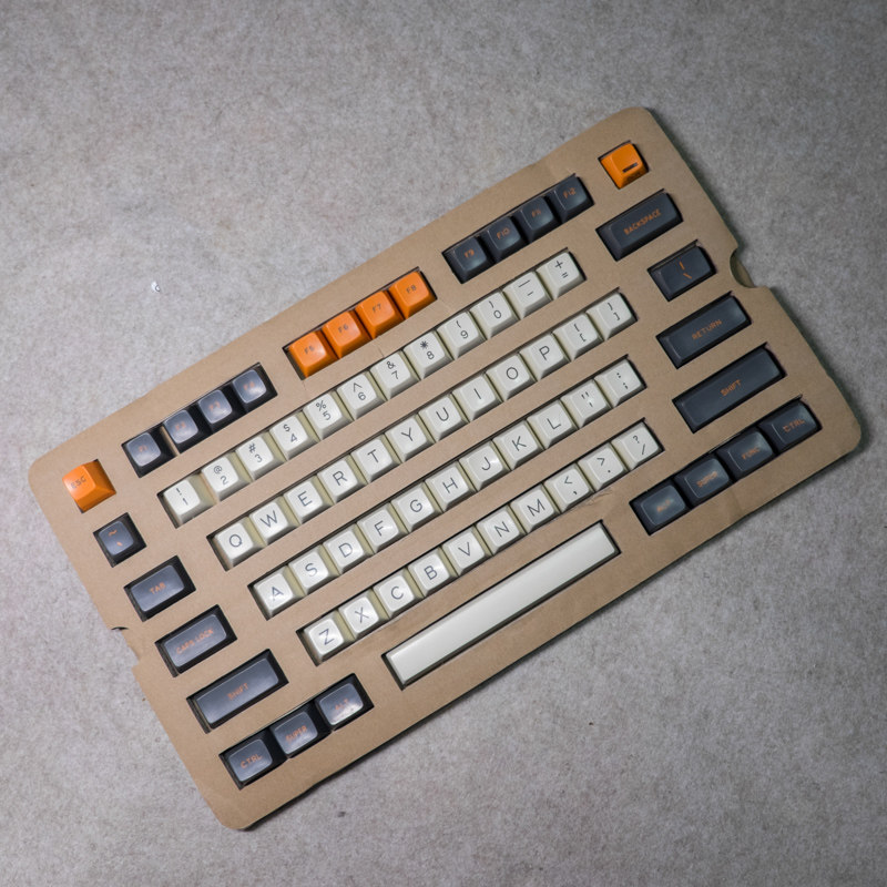 美国SP Carbon 大碳 双色 机械键盘键帽 SA GMK
