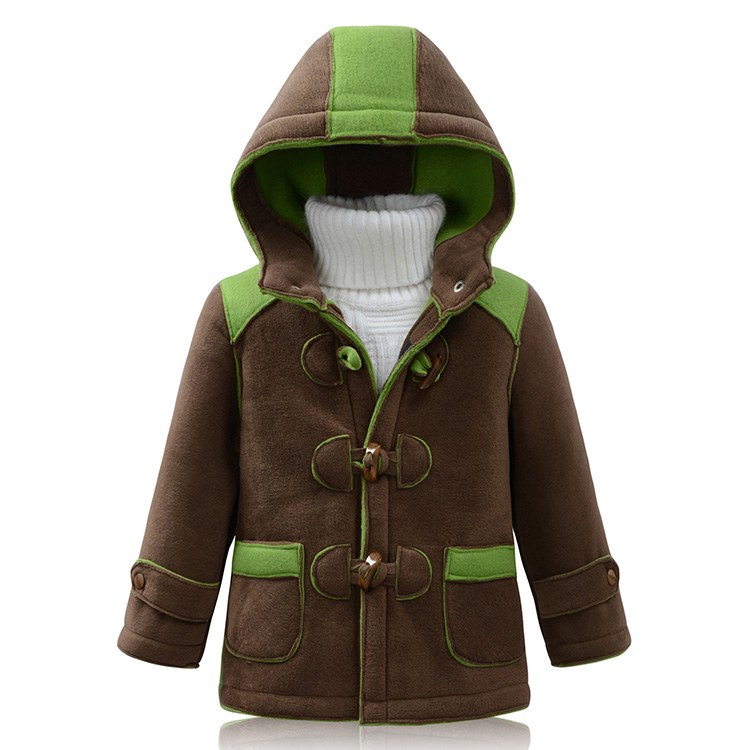 The new children boys and girls thick winter coat warm padded jacket children baby coat cotton clothing tide