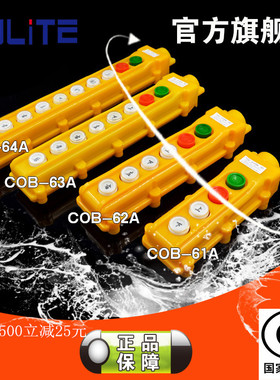 COB61A62A63A 64A行车电动葫芦手电门吊机上下左右前后防雨型按钮