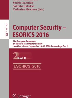【预订】Computer Security – ESORICS 2016