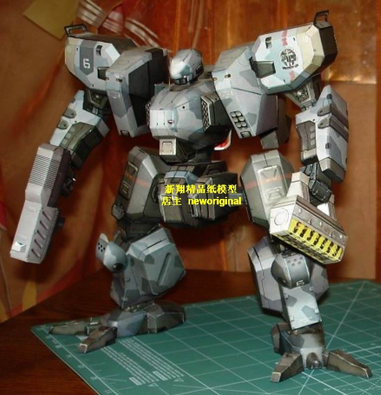 【新翔精品纸模型】前线任务Zenith机器人  高达模型