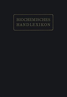 【预订】Biochemisches Handlexikon: I. Band, ...
